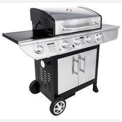 Barbecue au gaz BRISBANE - 4 br没leurs 14kW + rchaud Somagic -