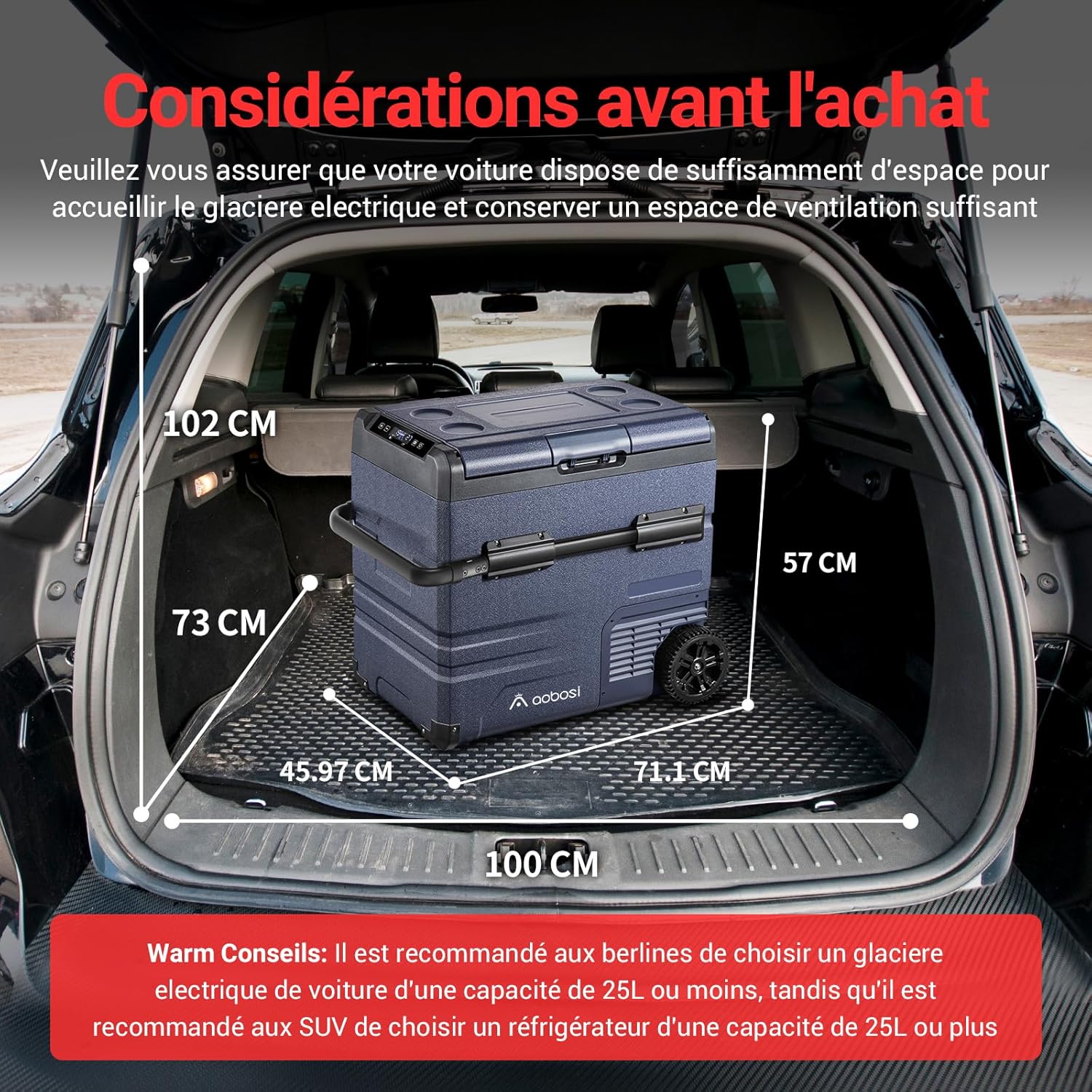 115L Glaciere Electrique Double Zone,Glaciere a Compression WiFi APP,12 V/24 V et 100-240 V Frigo Camping,-20 à 20 pour Voiture,Camion,Bateau,Camping,Car,Caravanes,Voyageant,Maison