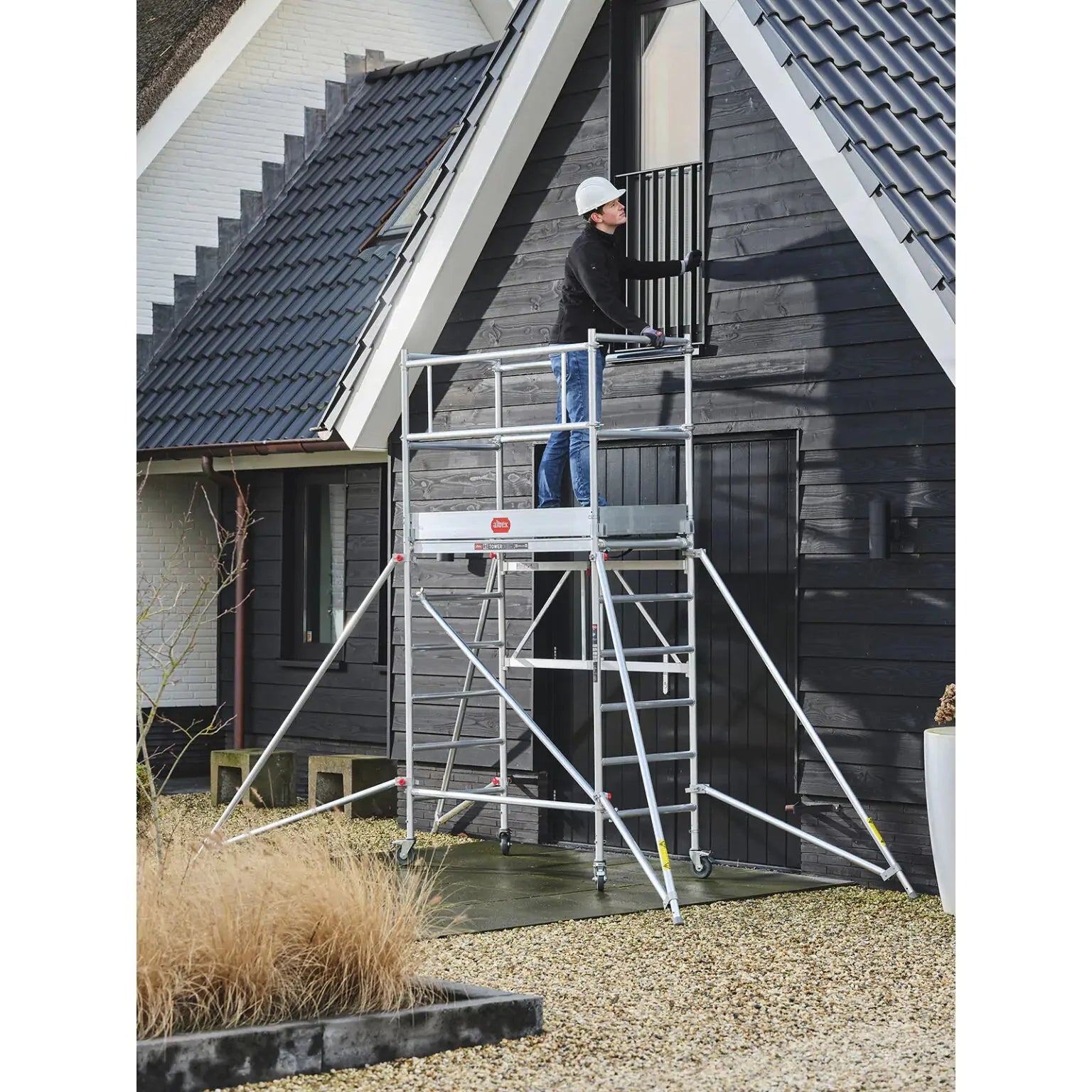 chafaudage tlescopique 7,80m Aluminium - dmontable chafaudage mobile -