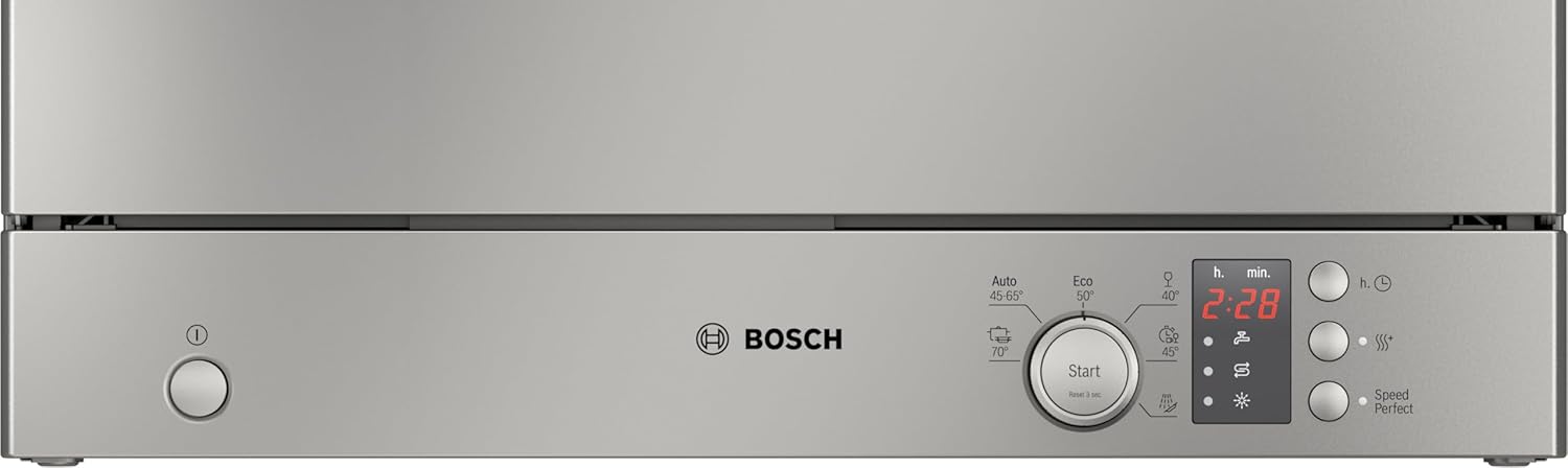 Bosch SKS2ITI00E, Série 2, Lave-vaisselle compact 55cm, Pose-libre, Argent