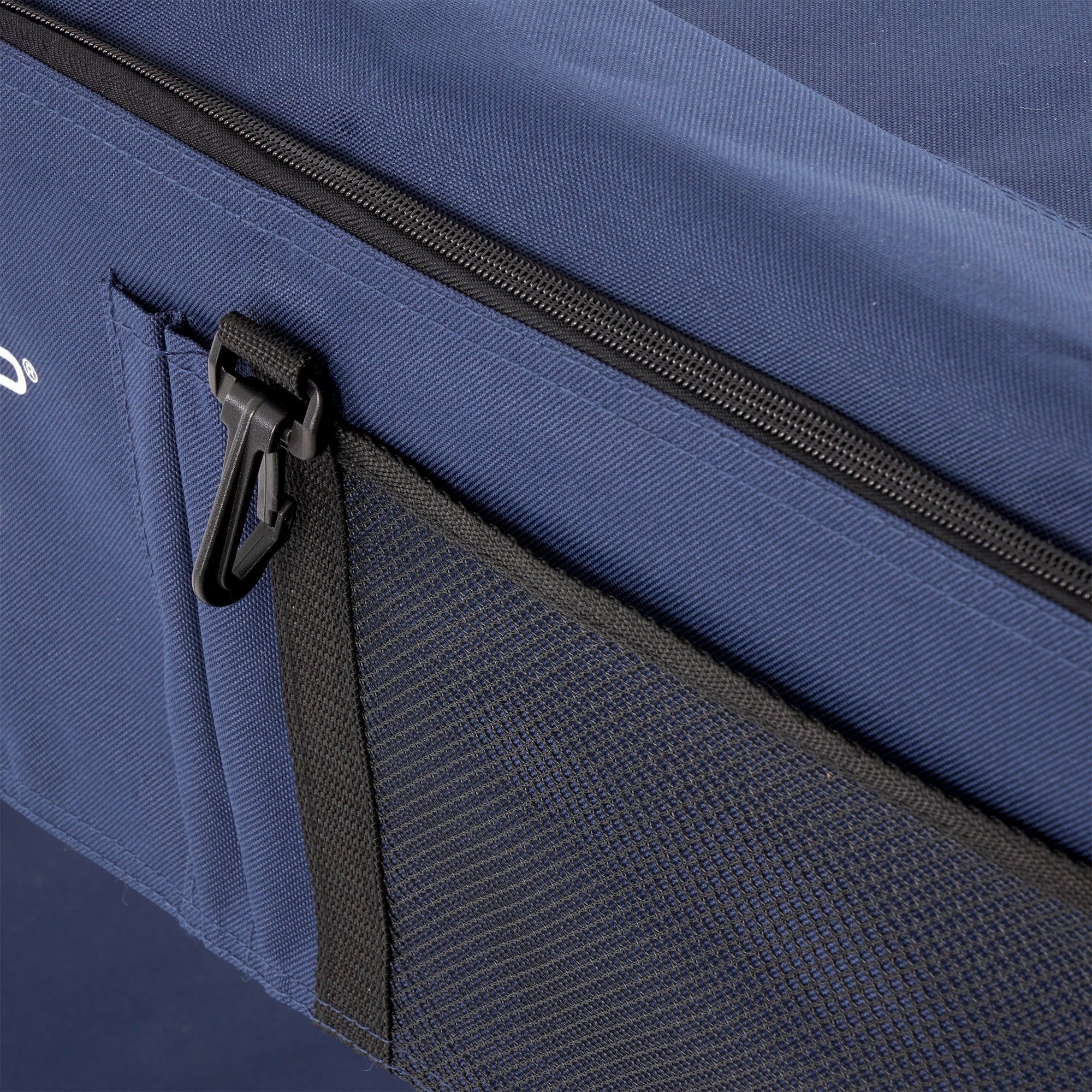 Disc - O - Bed XL Cam - O - Bunk Benchable Double Cot with Storage Organizers, Navy