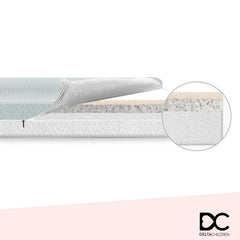Delta Children Winter Breeze Mattress - Breathable Baby Crib and Toddler Mattress W Cloud Core. Machine Washable Cover. GREENGUARD Gold. Waterproof. Sustainably Sourced Fiber Core. Artic Blue/White